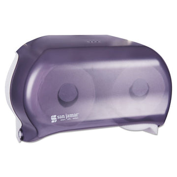 San Jamar® Versatwin Tissue Dispenser, 8 X 5 3-4 X 12 3-4, Transparent Black Pearl freeshipping - TVN Wholesale